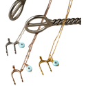 Collana argento con sperone e occhio Jos