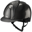 Cap in carbonio E-light lucio con visiera opaca e 2 tasselli Nero Opaco Kep Italia