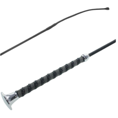 Frustino Dressage manico bicolore in pelle Umbria Equitazione
