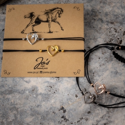 Braccialetto in argento cuore jos