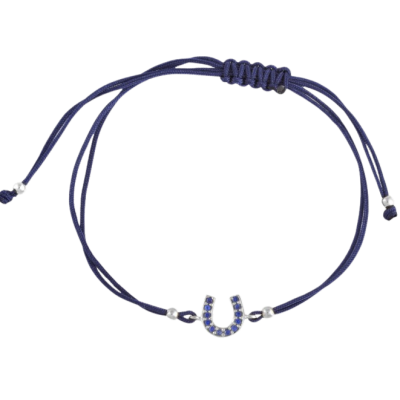 Braccialetto argento ferro di cavallo jos