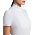 Camicia da competizione donna in jersey tecnico e bottoni nascosti Cavalleria Toscanaq
