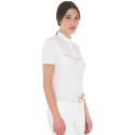 Polo concorso donna slim fit con inserti Equestro