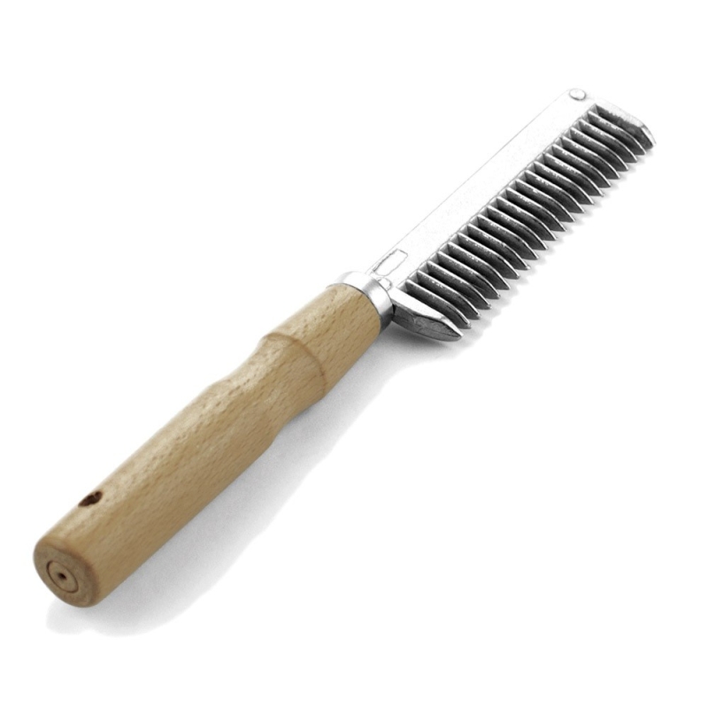 Umbria pettine in alluminio e legno