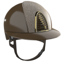 Cap cromo 2.0 diamond taupe cornice swa logo zirconi inserti galassia gold Kep Italia