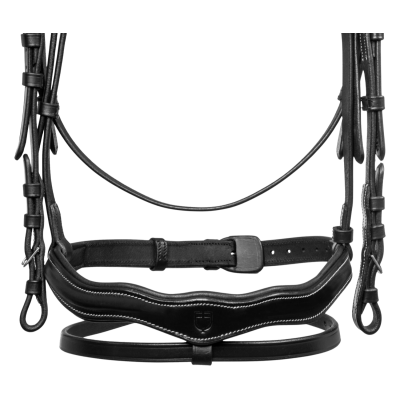 Testiera anatomica con logo Equestro