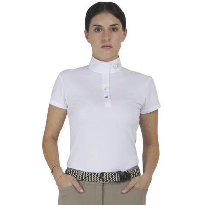 Polo competizione donna piquet modello Spinel U Black