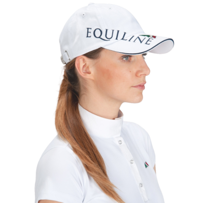 Cappellino con logo Equiline