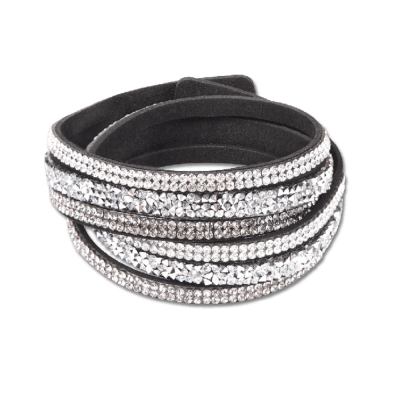 Waldhausen bracciale avvolgente con inserti di strass