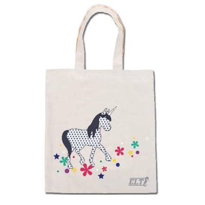 Waldhausen shopping bag con tema equestre unicorno