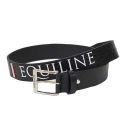 Equiline cintura da equitazione in pelle con ricamo da uomo modello Ralph