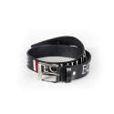 Equiline cintura da equitazione in pelle con ricamo da uomo modello Ralph