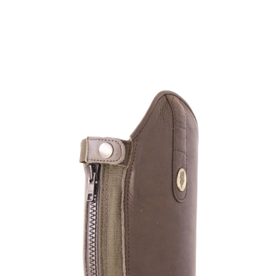Umbria Equitazione gambale in pelle con chiusura con zip