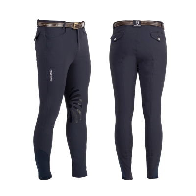Equestro pantalone uomo in tessuto tecnico con grip