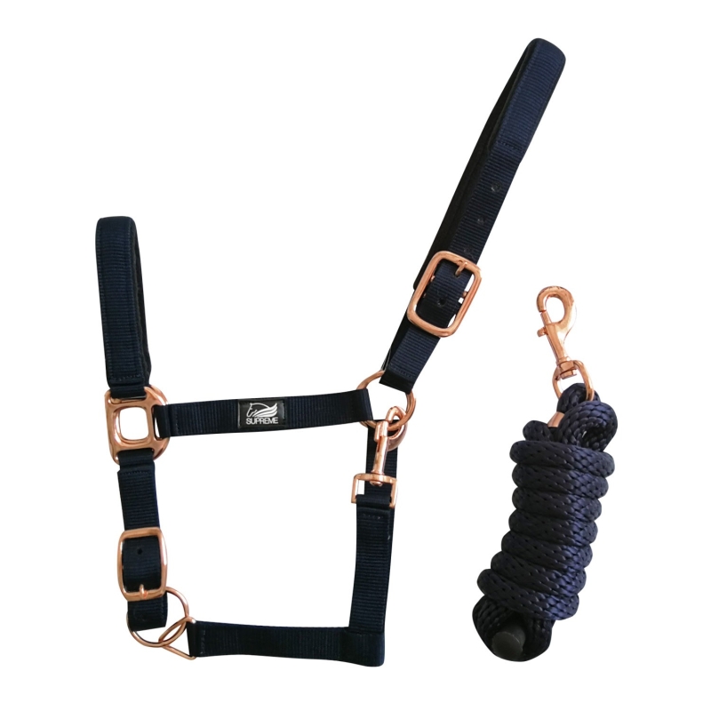 Capezza in nylon con lunghina modello Rose gold Supreme