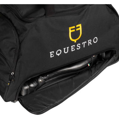 Borsa trolley con logo ricamato Equestro