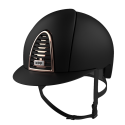 Cap cromo 2.0 Textile cornice e sottogriglia e tasto oro rosa Kep Italia