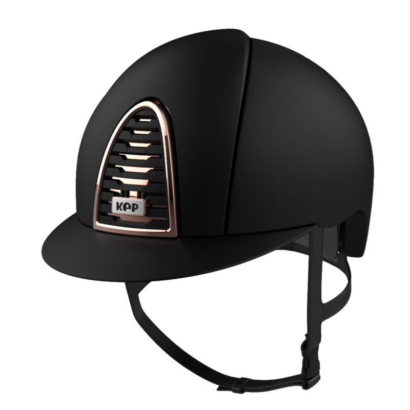 Cap cromo 2.0 Textile cornice e sottogriglia e tasto oro rosa Kep Italia
