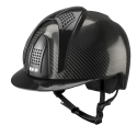 Cap in carbonio e-light con visiera lucida e 3 inserti metal Kep Italia