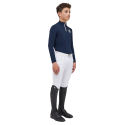 Polo bambino manica lunga in jersey Cavalleria Toscana
