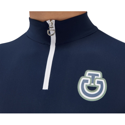 Polo bambino manica lunga in jersey Cavalleria Toscana